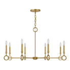 Savoy House - 1-6847-8-93 - Eight Light Chandelier - Noah - Gold Armory