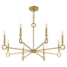 Savoy House - 1-6847-8-93 - Eight Light Chandelier - Noah - Gold Armory
