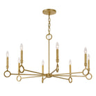 Savoy House - 1-6847-8-93 - Eight Light Chandelier - Noah - Gold Armory