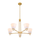 Savoy House - 1-7265-5-322 - Five Light Chandelier - Kohlman - Warm Brass
