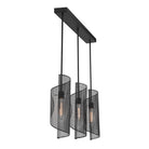 Savoy House - 1-8031-3-89 - Three Light Linear Chandelier - Hillbourne - Matte Black