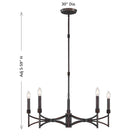 Savoy House - 1-8167-5-26 - Five Light Chandelier - Gardner - Champagne Mist