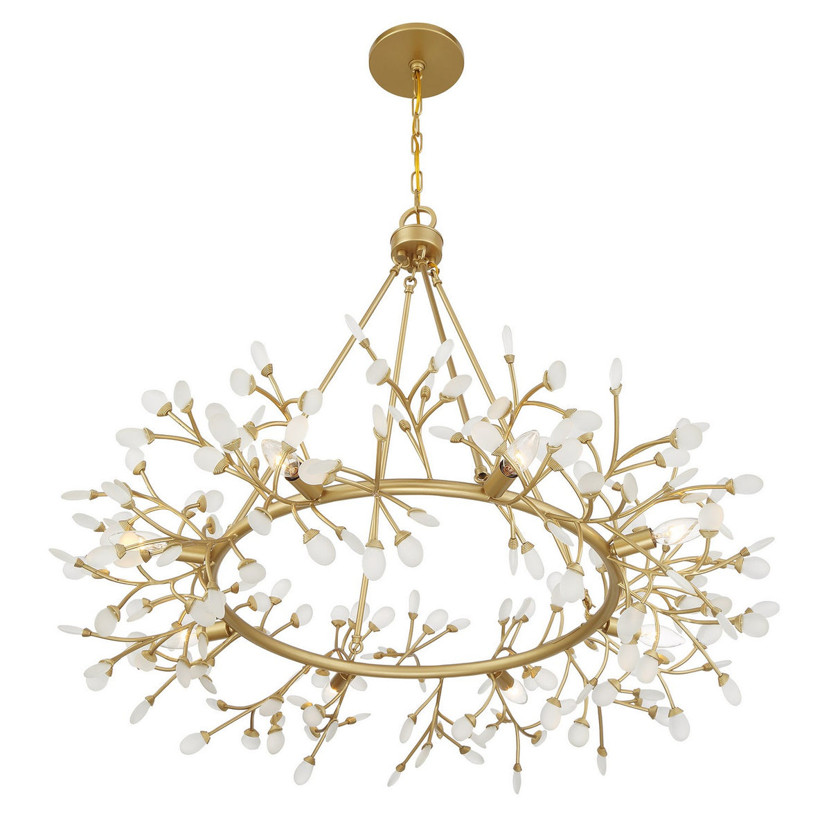 Savoy House - 1-9855-8-328 - Eight Light Chandelier - Once - Spun Gold