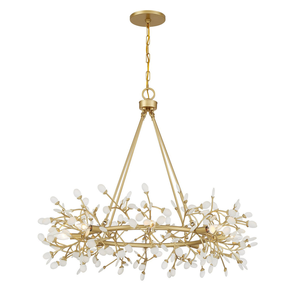Savoy House - 1-9855-8-328 - Eight Light Chandelier - Once - Spun Gold