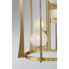 Savoy House - 3-1018-4-322 - Four Light Pendant - Darien - Warm Brass