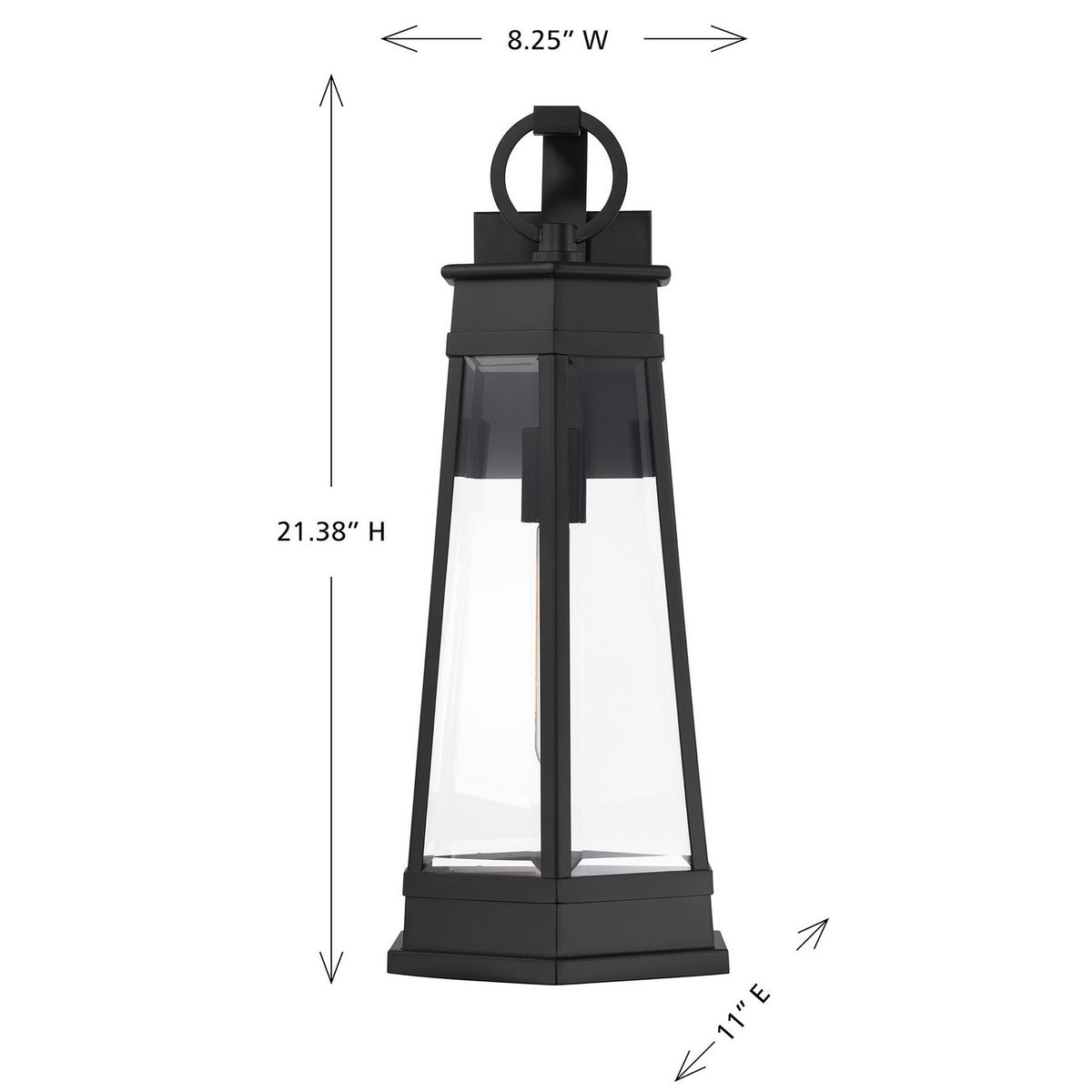 Savoy House - 5-206-BK - One Light Outdoor Wall Lantern - Payne - Matte Black