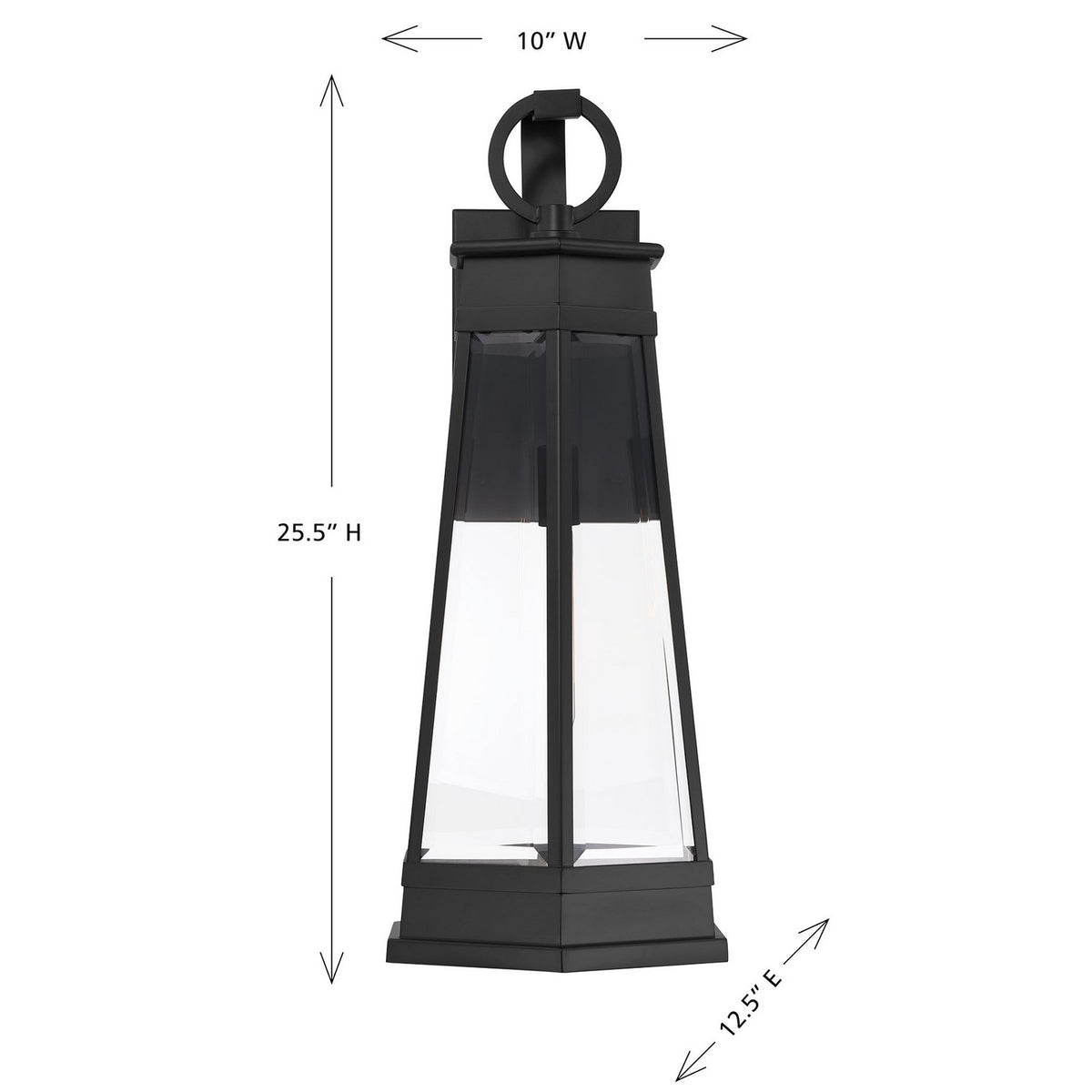 Savoy House - 5-207-BK - One Light Outdoor Wall Lantern - Payne - Matte Black