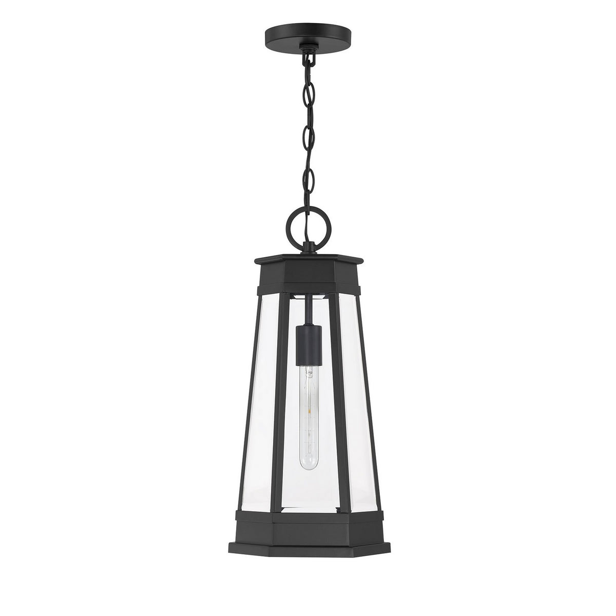 Savoy House - 5-208-BK - One Light Outdoor Hanging Lantern - Payne - Matte Black
