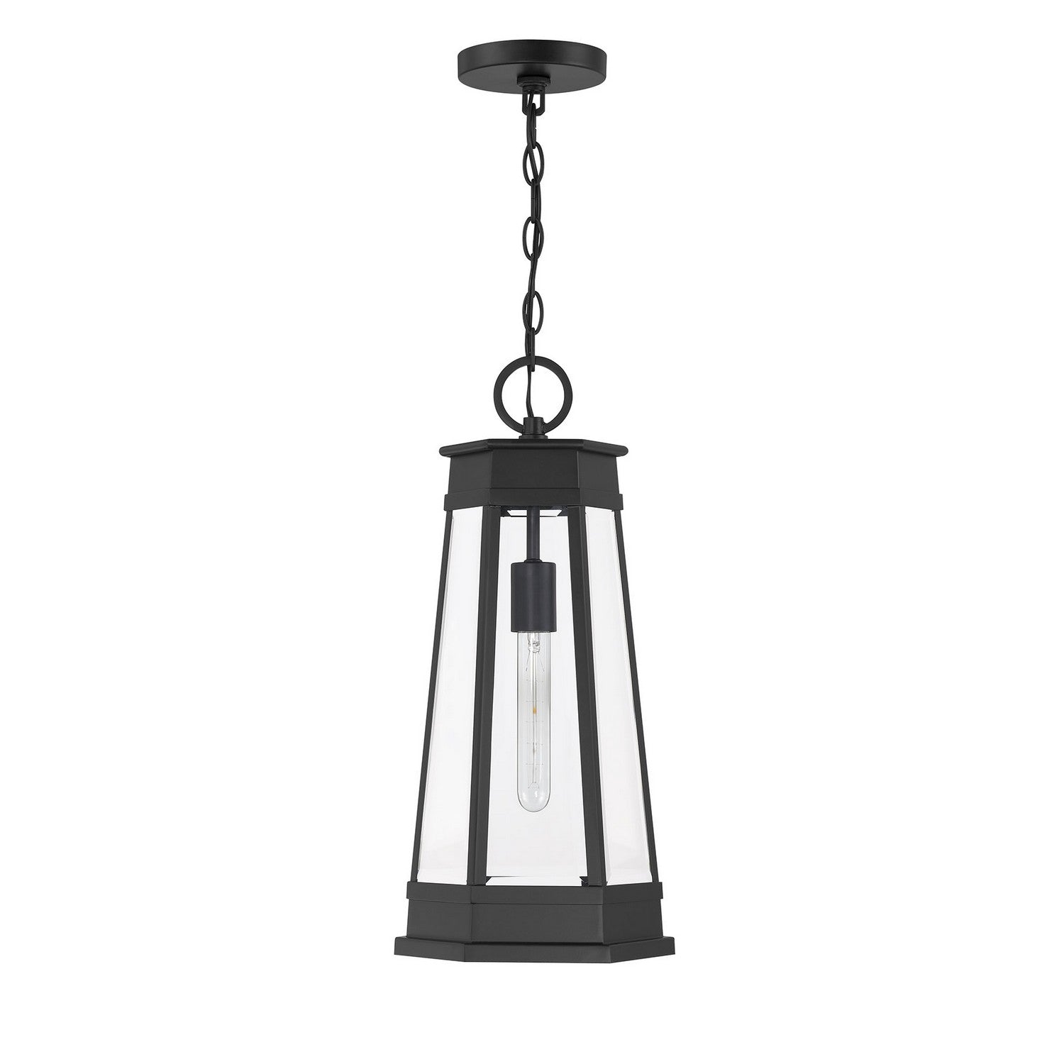 Savoy House - 5-208-BK - One Light Outdoor Hanging Lantern - Payne - Matte Black