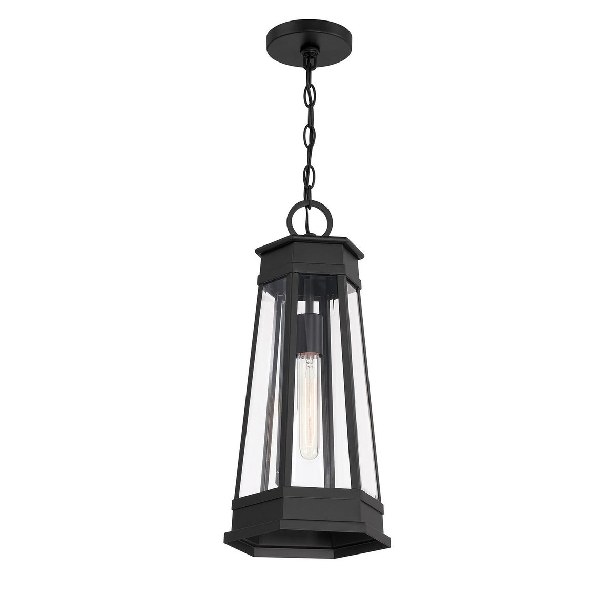 Savoy House - 5-208-BK - One Light Outdoor Hanging Lantern - Payne - Matte Black