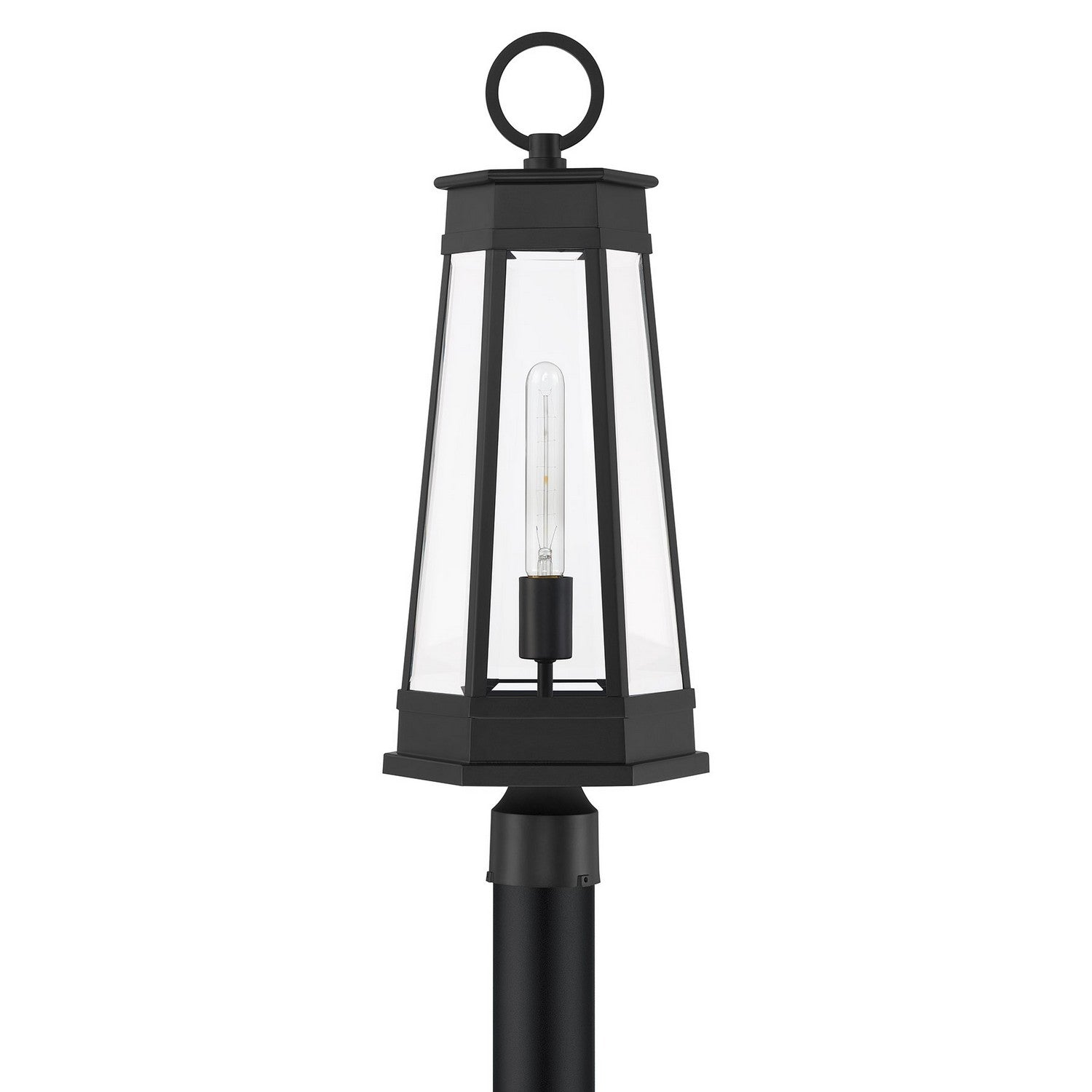 Savoy House - 5-209-BK - One Light Outdoor Post Lantern - Payne - Matte Black