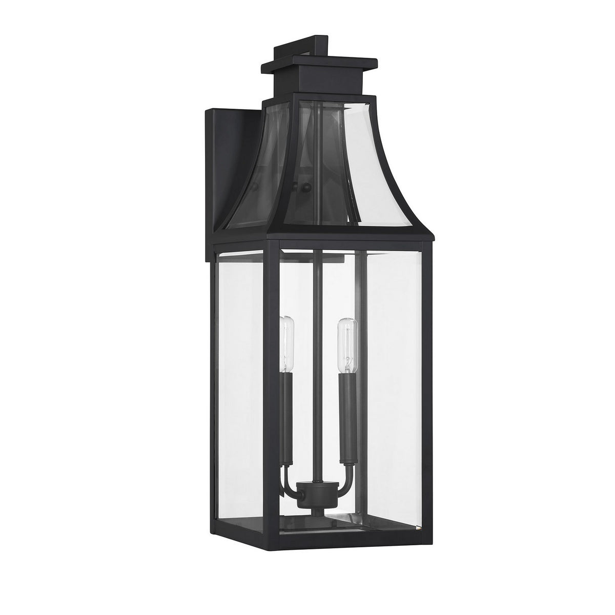 Savoy House - 5-607-BK - Two Light Outdoor Wall Lantern - Emery - Matte Black