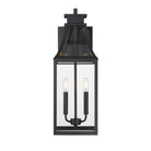 Savoy House - 5-607-BK - Two Light Outdoor Wall Lantern - Emery - Matte Black