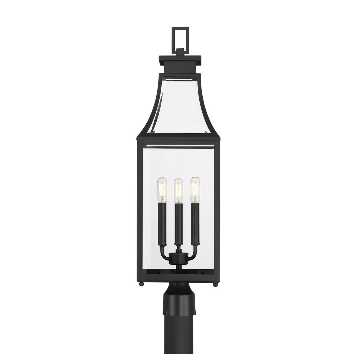 Savoy House - 5-609-BK - Three Light Outdoor Post Lantern - Emery - Matte Black