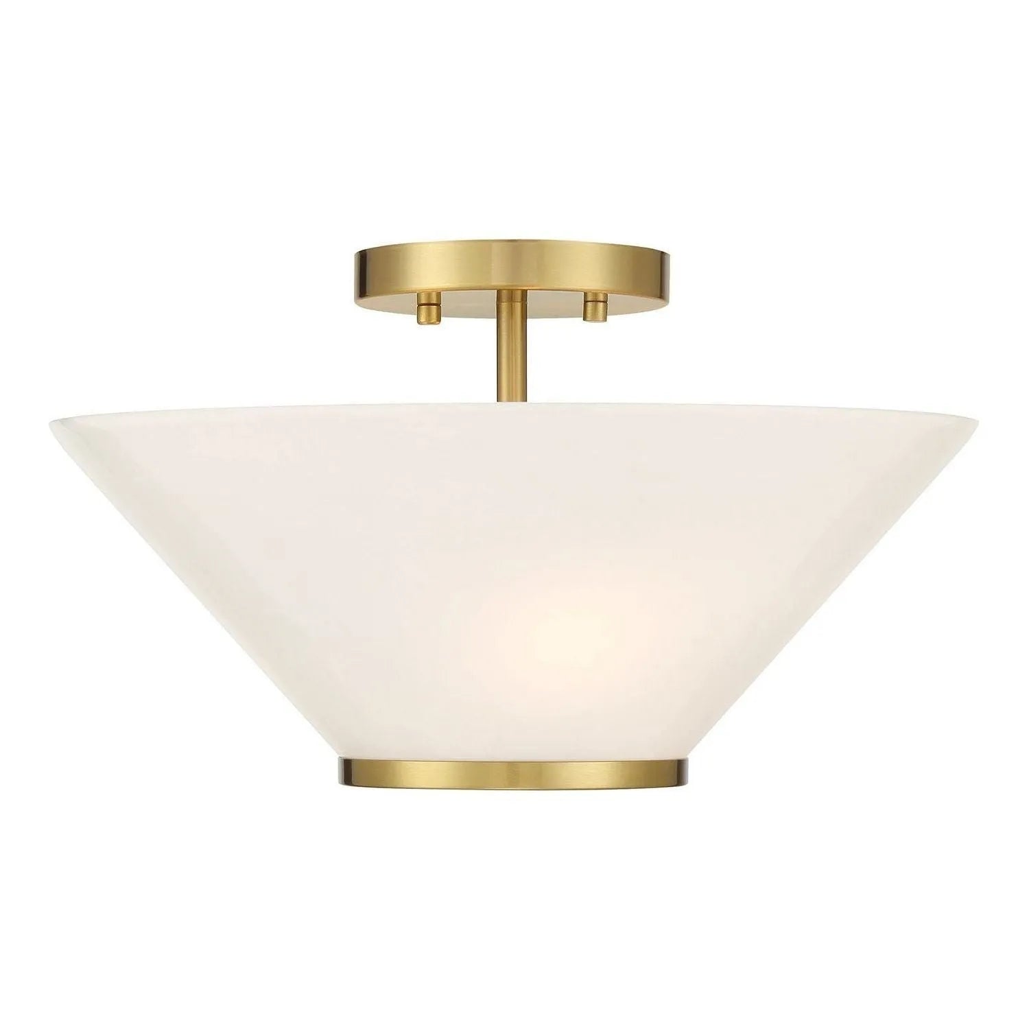 Savoy House - 6-4012-3-322 - Three Light Convertible Semi-Flush /Pendant - Blair - Warm Brass