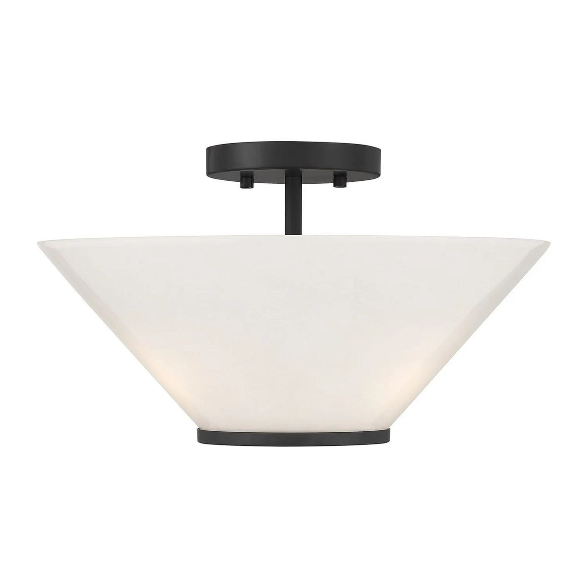 Savoy House - 6-4012-3-89 - Three Light Convertible Semi-Flush /Pendant - Blair - Matte Black