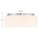 Savoy House - 6-4187-4-11 - Four Light Flush Mount - Edgemont - Chrome