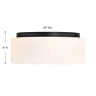 Savoy House - 6-4187-4-89 - Four Light Flush Mount - Edgemont - Matte Black