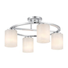 Savoy House - 6-4693-4-11 - Four Light Semi-Flush Mount - Herron - Chrome