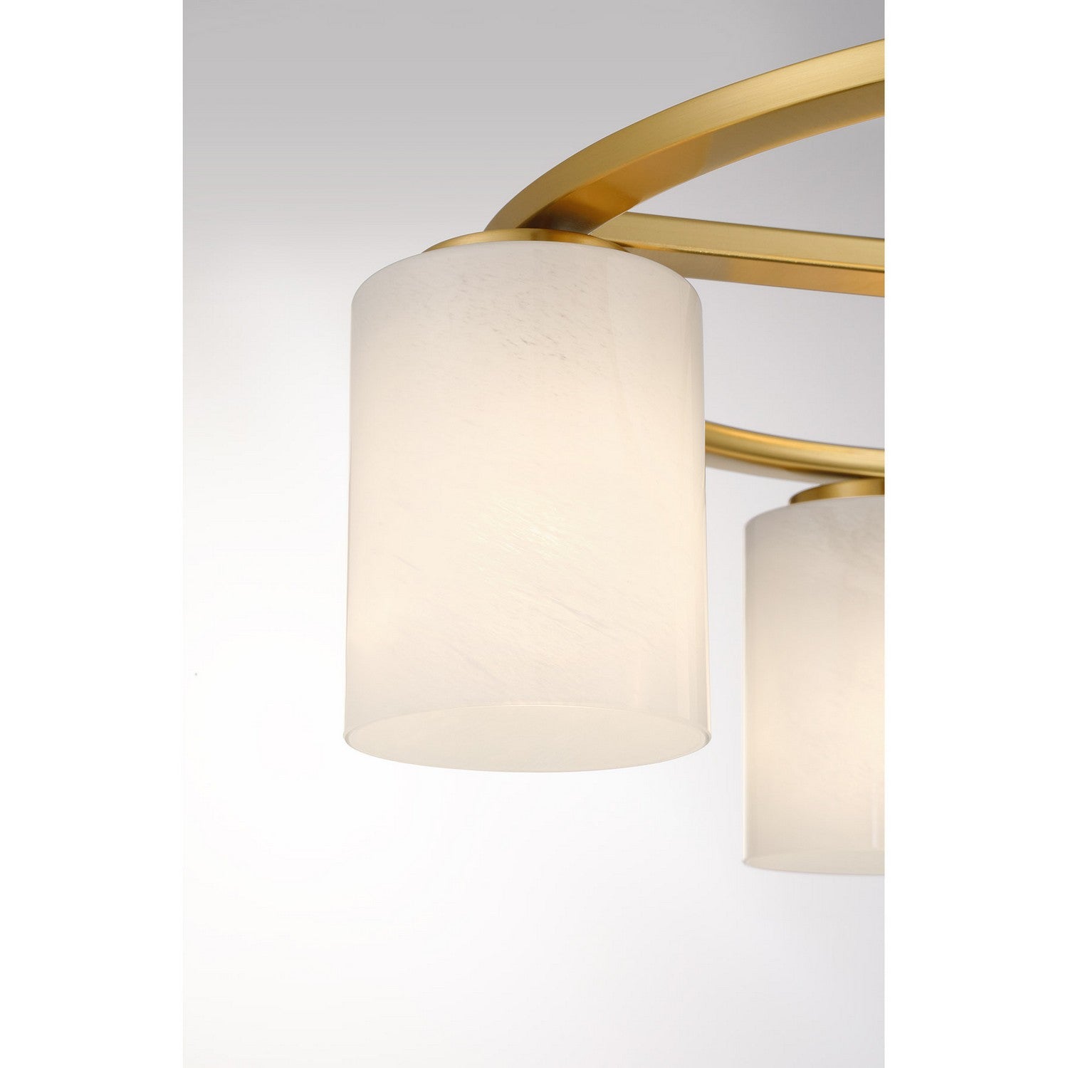 Savoy House - 6-4693-4-322 - Four Light Semi-Flush Mount - Herron - Warm Brass