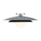 Savoy House - 6-5564-1-11 - One Light Semi-Flush Mount - Sherrer - Chrome