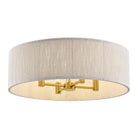 Savoy House - 6-9311-4-322 - Four Light Flush Mount - Maynard - Warm Brass