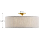 Savoy House - 6-9311-4-322 - Four Light Flush Mount - Maynard - Warm Brass
