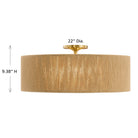 Savoy House - 6-9312-4-322 - Four Light Flush Mount - Maynard - Warm Brass