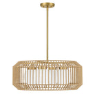 Savoy House - 7-2041-4-322 - Four Light Pendant - Pastis - Warm Brass