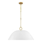 Alta Suspension en biscuit blanc et laiton