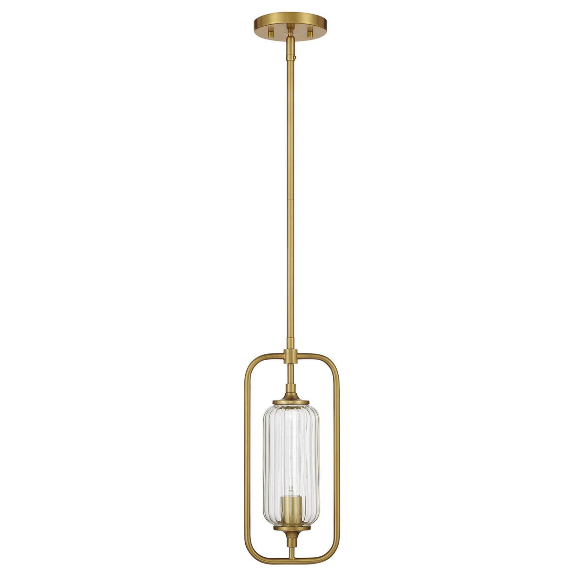 Savoy House - 7-3022-1-322 - One Light Mini-Pendant - Holton - Warm Brass