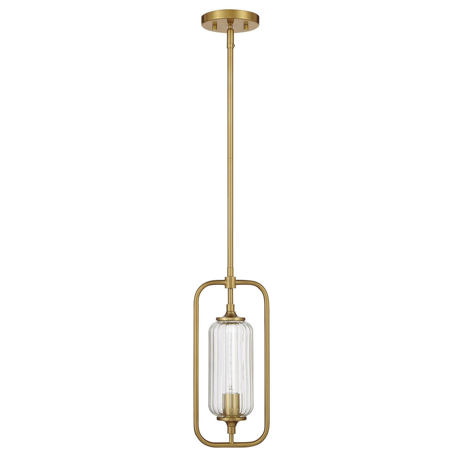 Savoy House - 7-3022-1-322 - One Light Mini-Pendant - Holton - Warm Brass