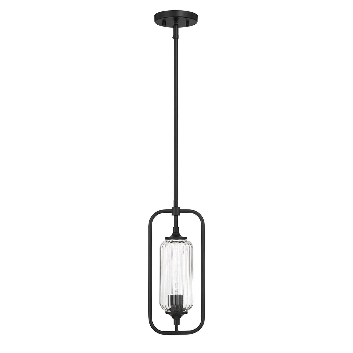 Savoy House - 7-3022-1-89 - One Light Mini-Pendant - Holton - Matte Black