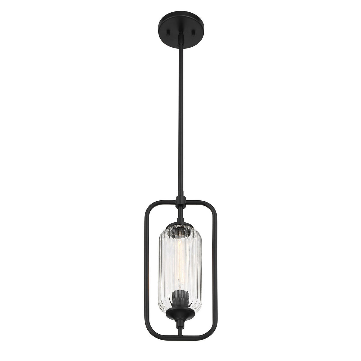 Savoy House - 7-3022-1-89 - One Light Mini-Pendant - Holton - Matte Black