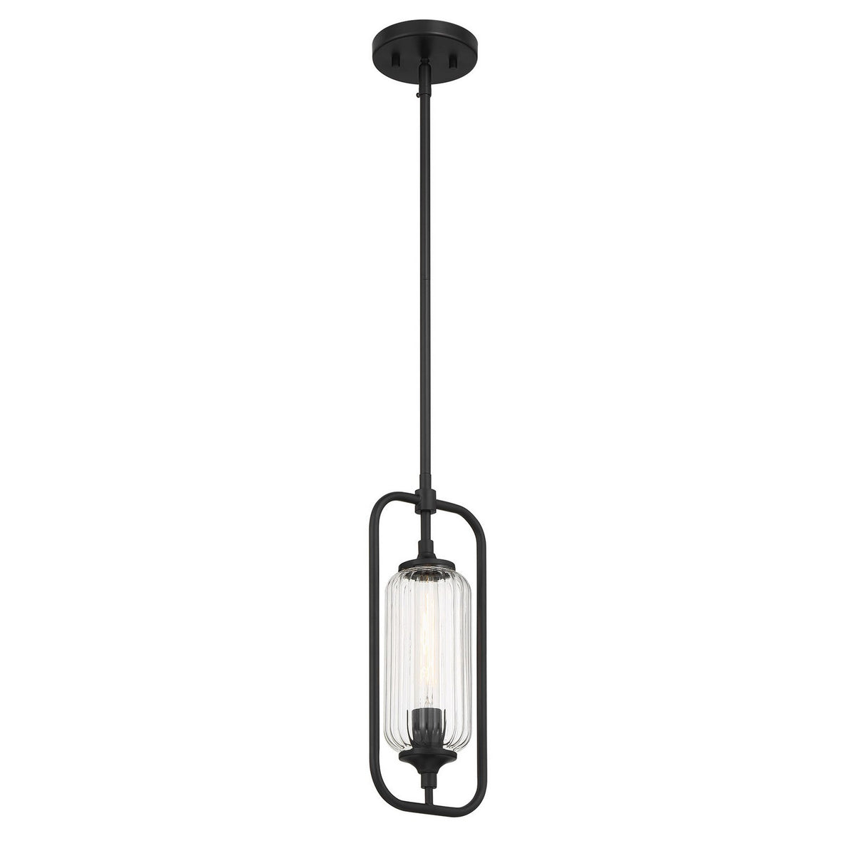 Savoy House - 7-3022-1-89 - One Light Mini-Pendant - Holton - Matte Black