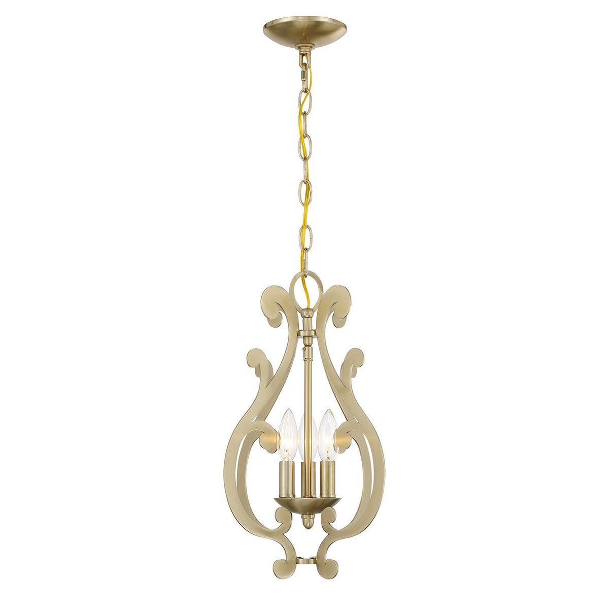 Savoy House - 7-6095-3-127 - Three Light Pendant - Lombard - Noble Brass
