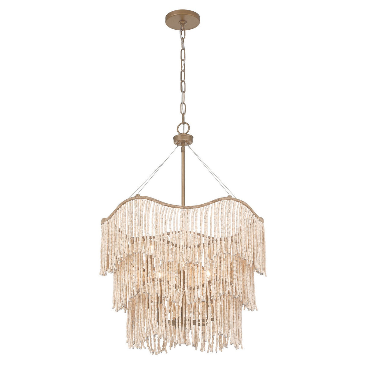 Savoy House - 7-7520-6-17 - Six Light Pendant - Melia - Cypress