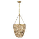 Savoy House - 7-7560-4-322 - Four Light Pendant - Catalan - Warm Brass