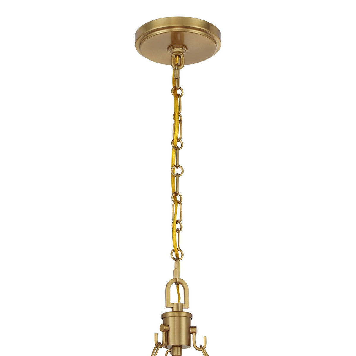 Savoy House - 7-7560-4-322 - Four Light Pendant - Catalan - Warm Brass