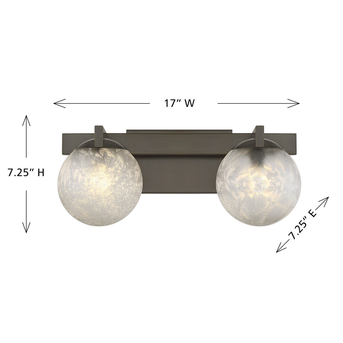 Savoy House - 8-1017-2-15 - Two Light Bathroom Vanity - Darien - Mediterranean Bronze