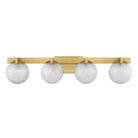 Savoy House - 8-1017-4-322 - Four Light Bathroom Vanity - Darien - Warm Brass