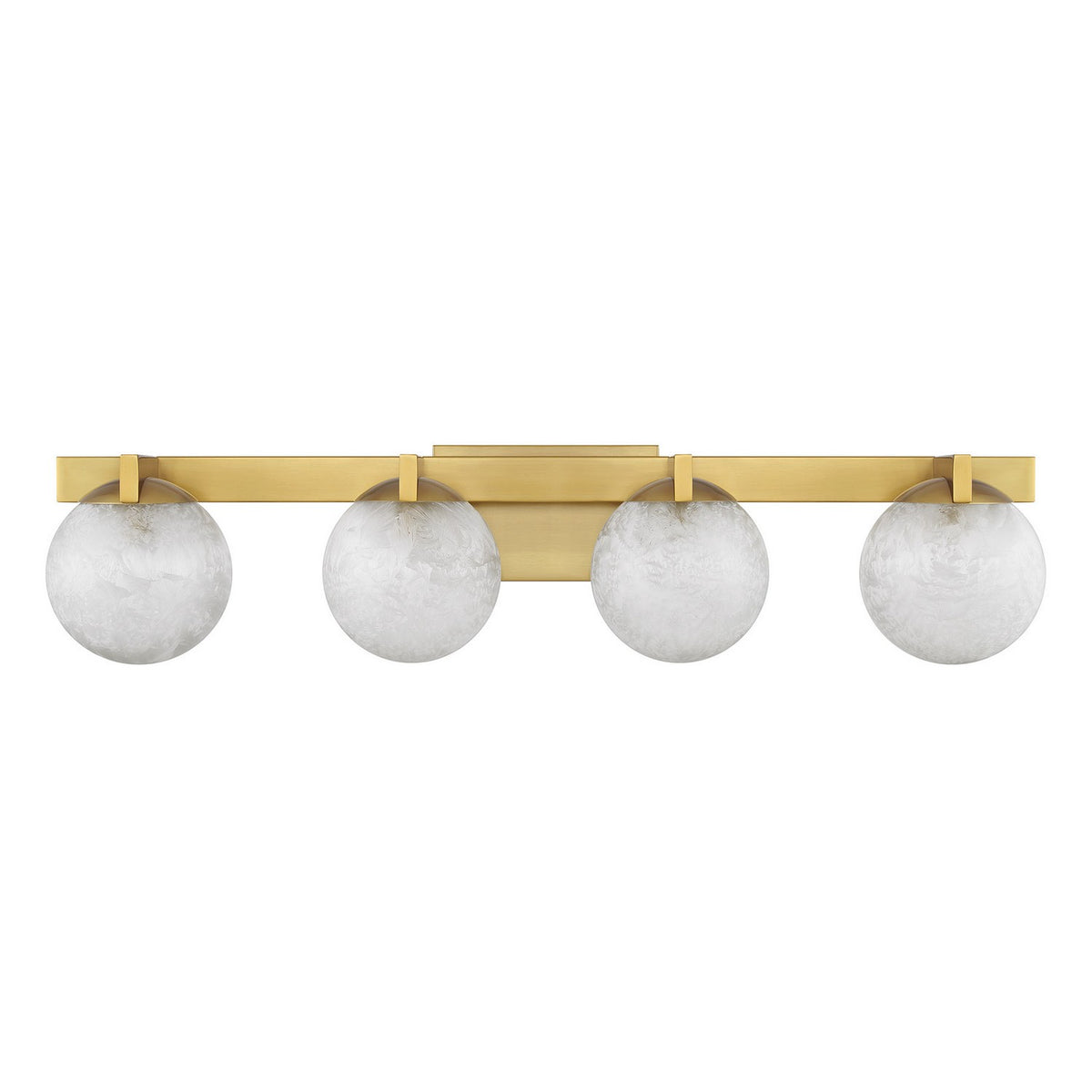 Savoy House - 8-1017-4-322 - Four Light Bathroom Vanity - Darien - Warm Brass