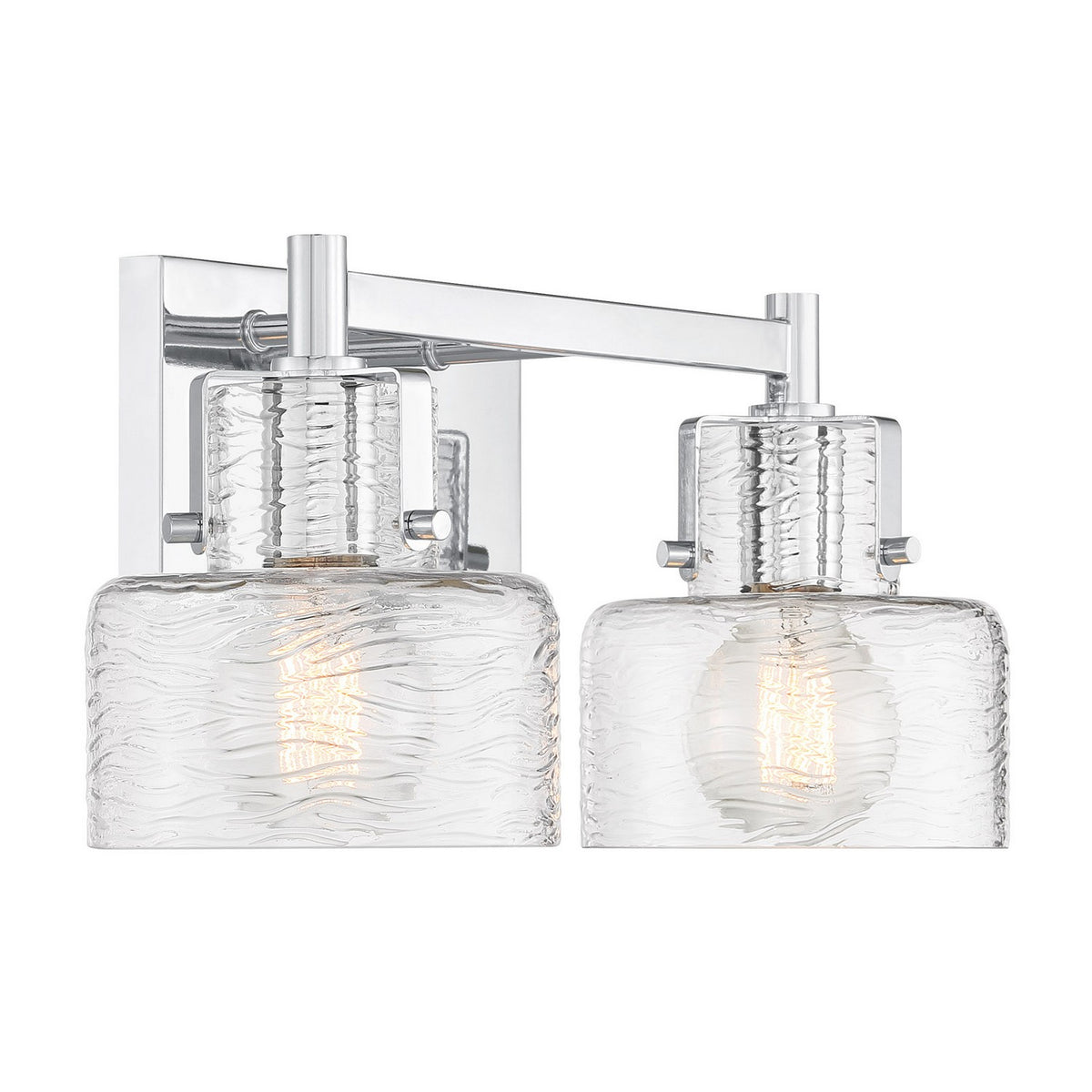 Savoy House - 8-1030-2-11 - Two Light Bathroom Vanity - Dover - Chrome