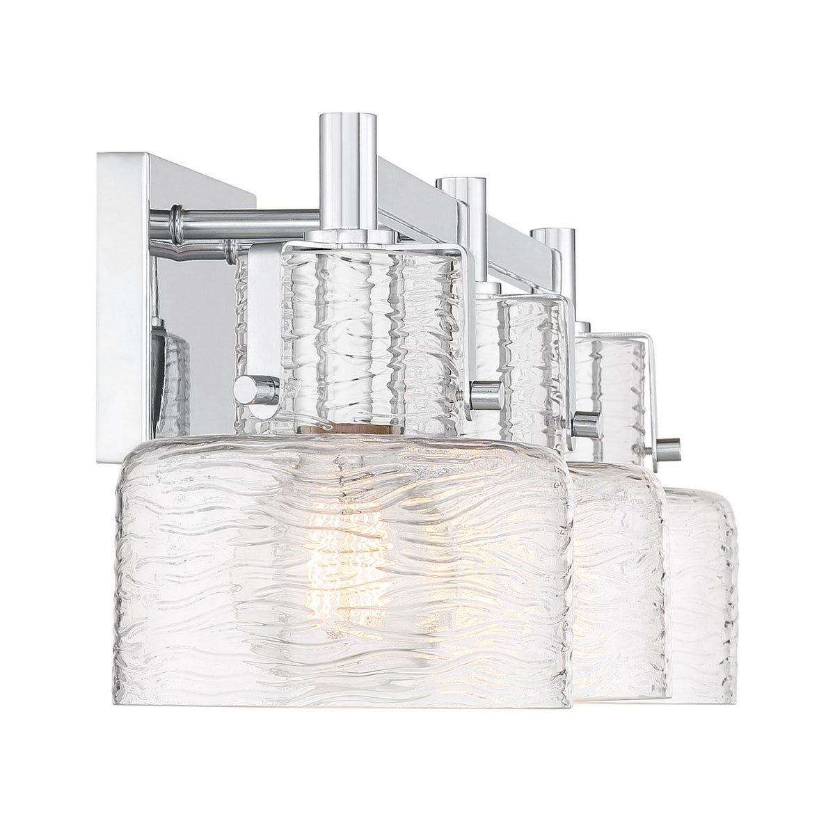 Savoy House - 8-1030-3-11 - Three Light Bathroom Vanity - Dover - Chrome