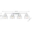 Savoy House - 8-1030-4-11 - Four Light Bathroom Vanity - Dover - Chrome