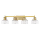 Savoy House - 8-1030-4-322 - Four Light Bathroom Vanity - Dover - Warm Brass