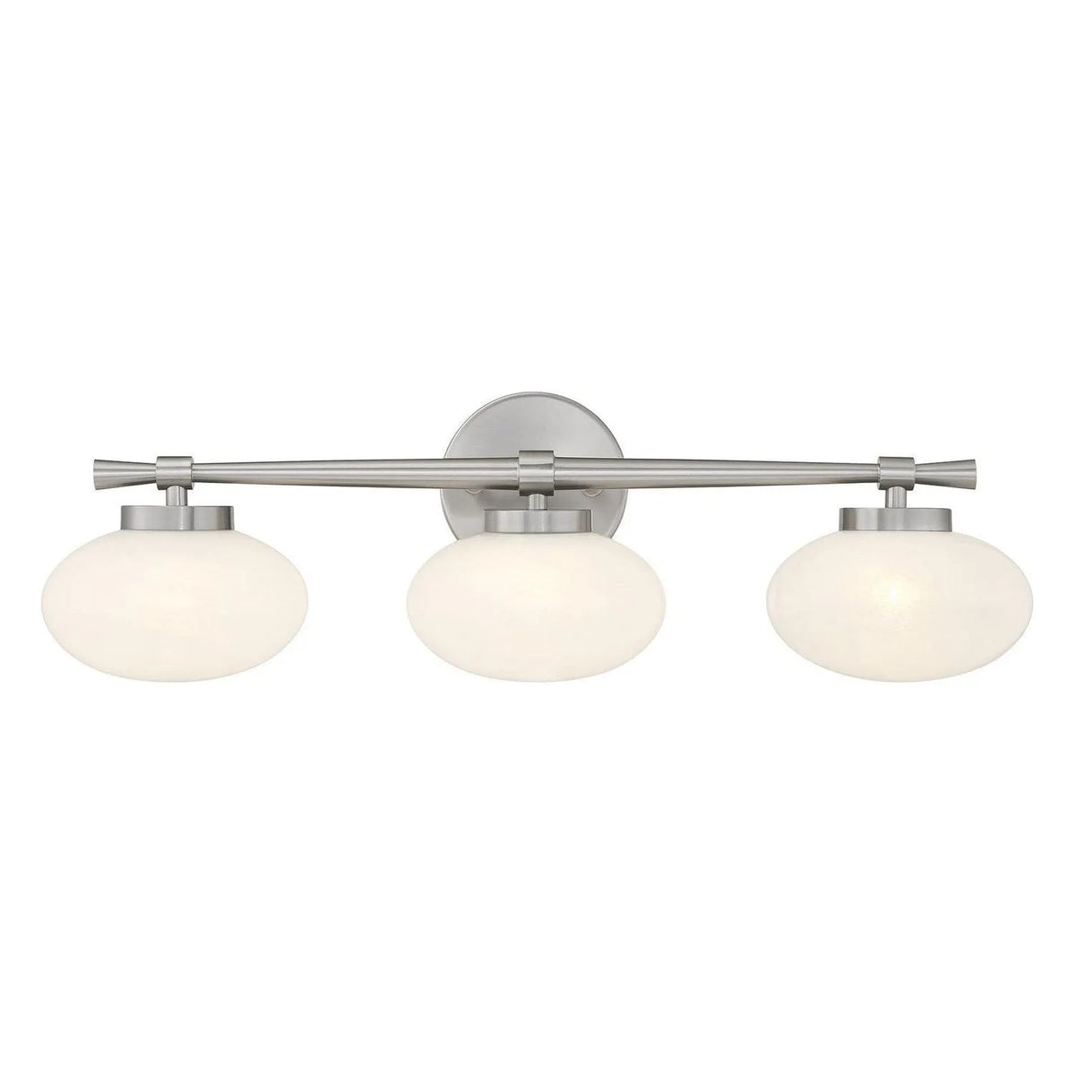 Savoy House - 8-1050-3-SN - Three Light Bathroom Vanity - Barrow - Satin Nickel