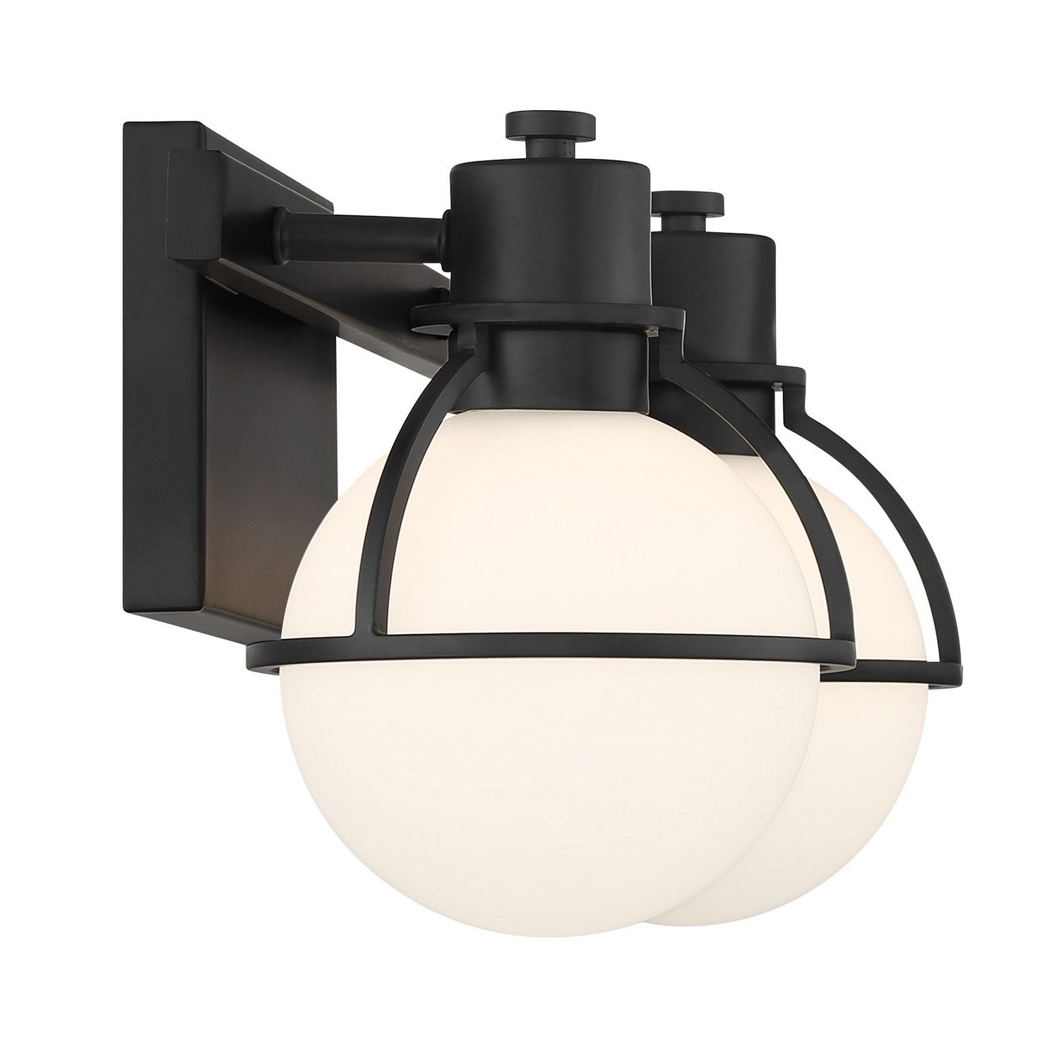 Savoy House - 8-1060-2-BK - Two Light Bathroom Vanity - Pierce - Matte Black