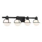 Savoy House - 8-1060-4-BK - Four Light Bathroom Vanity - Pierce - Matte Black