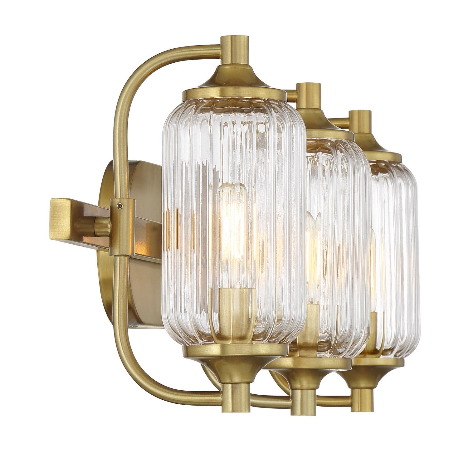 Savoy House - 8-3024-3-322 - Three Light Bathroom Vanity - Holton - Warm Brass